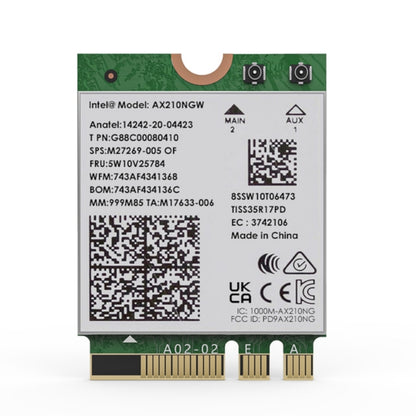 WAVLINK WN675X3M Module de carte réseau Wi-Fi 6E tri-bande BT 5.2 adaptateur réseau 5400Mbps, WN675X3M
