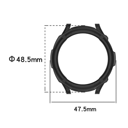 ENKAY Hat-Prince Boîtier de montre Armor 2 en 1 en TPU + Protecteur d'écran en verre trempé 0,2 mm 9H, For Samsung Galaxy Watch6 Classic 47mm, For Samsung Galaxy Watch6 Classic 43mm