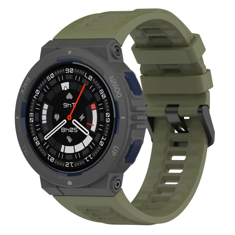 Bracelet de montre en silicone de couleur unie, For Amazfit Active Edge A2212