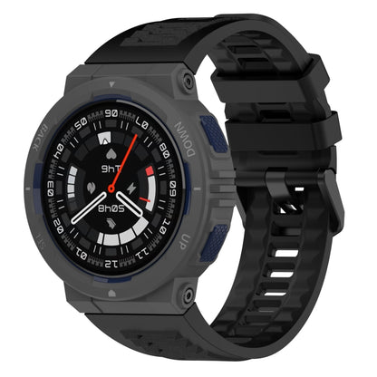 Bracelet de montre en silicone de couleur unie, For Amazfit Active Edge A2212