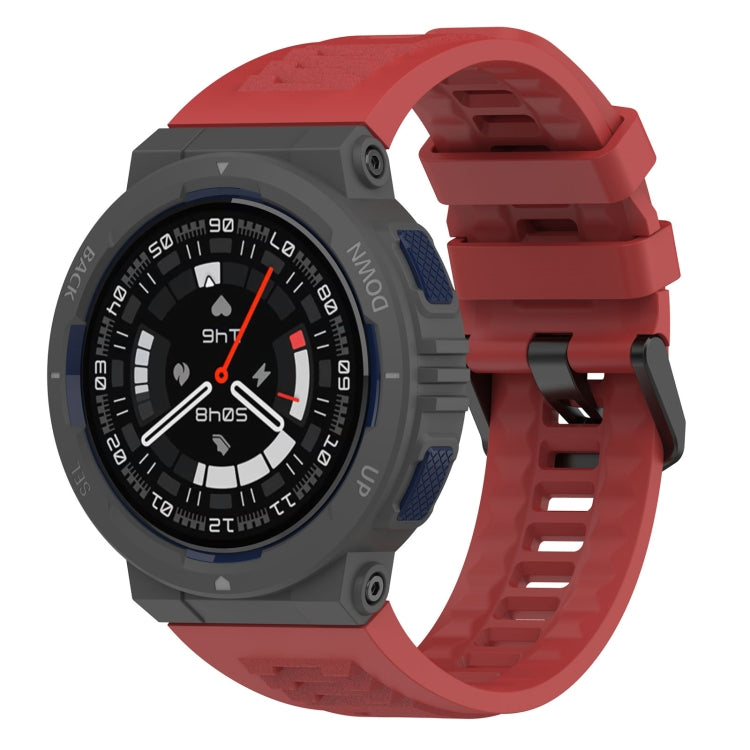 Bracelet de montre en silicone de couleur unie, For Amazfit Active Edge A2212
