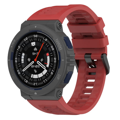 Bracelet de montre en silicone de couleur unie, For Amazfit Active Edge A2212