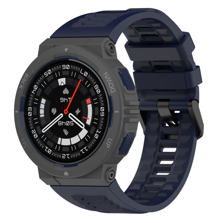 Bracelet de montre en silicone de couleur unie, For Amazfit Active Edge A2212