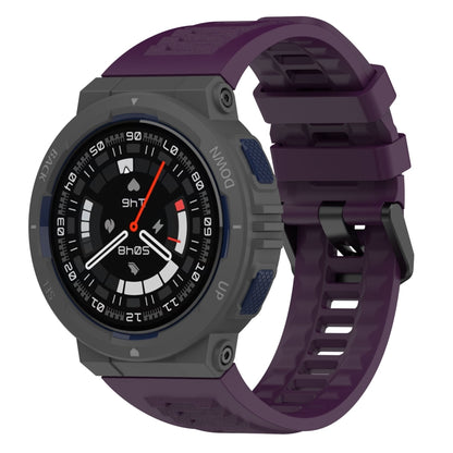 Bracelet de montre en silicone de couleur unie, For Amazfit Active Edge A2212