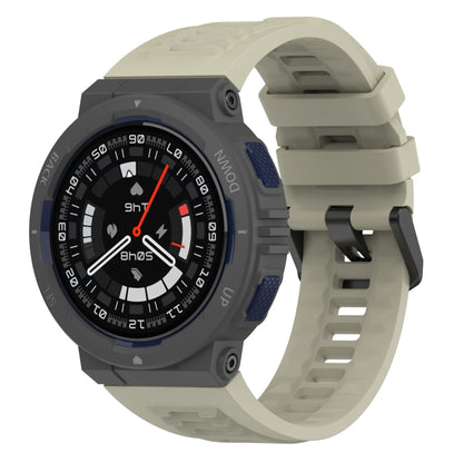 Bracelet de montre en silicone de couleur unie, For Amazfit Active Edge A2212