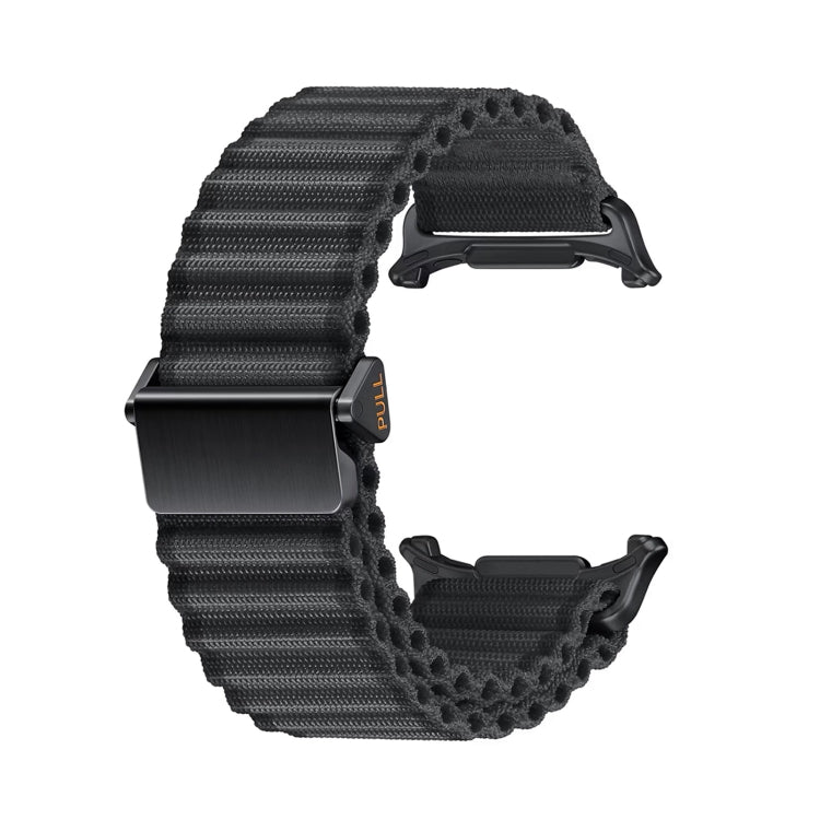 Bracelet de montre tressé à boucle magnétique style océan pour Samsung Galaxy Watch Ultra 47 mm