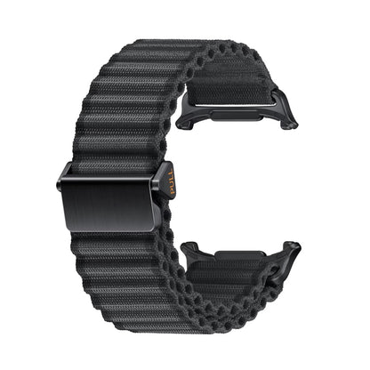 Bracelet de montre tressé à boucle magnétique style océan pour Samsung Galaxy Watch Ultra 47 mm