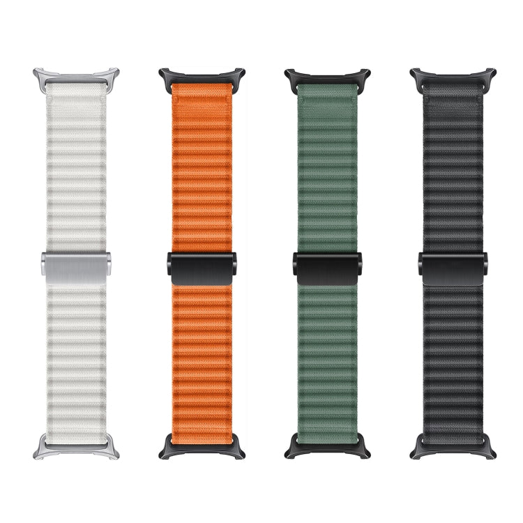 Bracelet de montre tressé à boucle magnétique style océan pour Samsung Galaxy Watch Ultra 47 mm