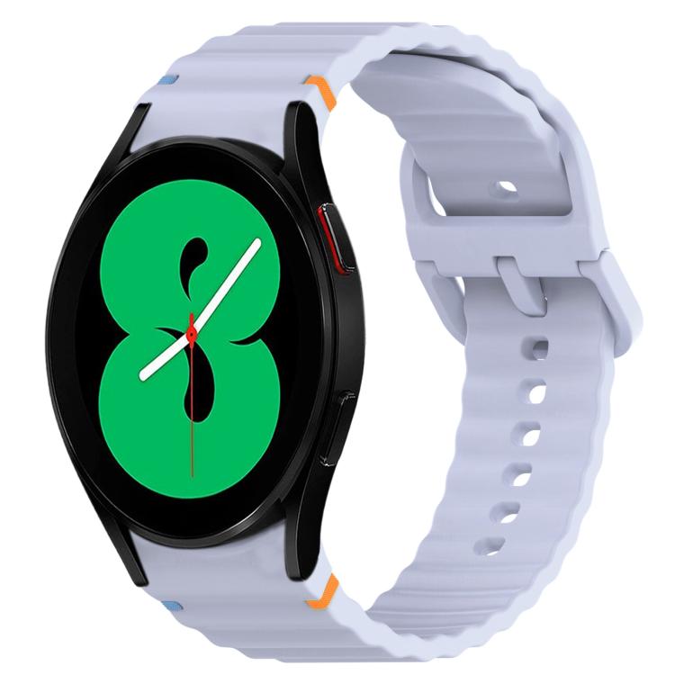 Bracelet de montre en silicone à dégagement rapide avec coutures à grain ondulé, For Samsung Galaxy Watch 5 Pro  45mm, For Samsung Galaxy Watch 5  40mm, For Samsung Galaxy Watch 4 44mm, For Samsung Galaxy Watch 4 40mm                                   ...