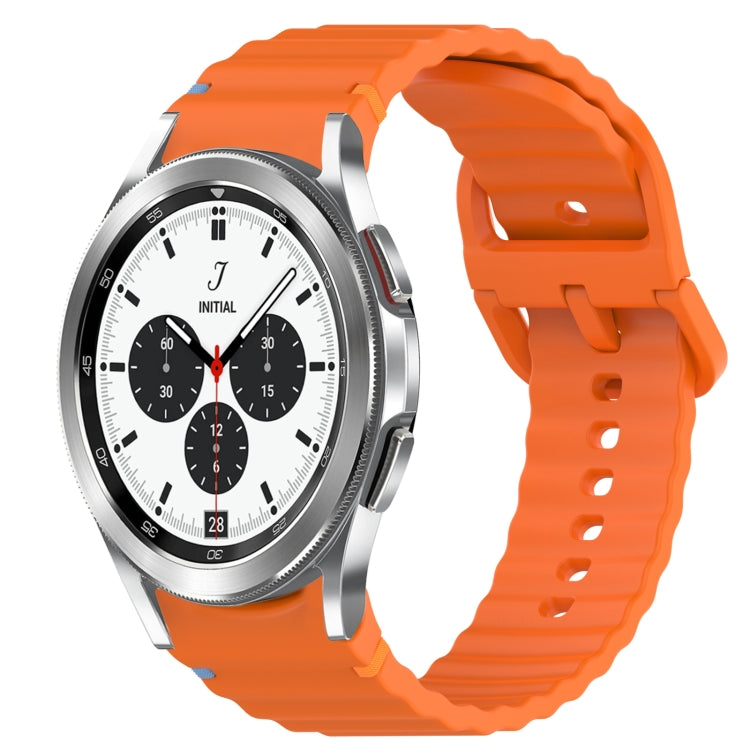 Bracelet de montre en silicone à dégagement rapide avec coutures à grain ondulé, For Samsung Galaxy Watch 5 Pro  45mm, For Samsung Galaxy Watch 5  40mm, For Samsung Galaxy Watch 4 44mm, For Samsung Galaxy Watch 4 40mm                                   ...