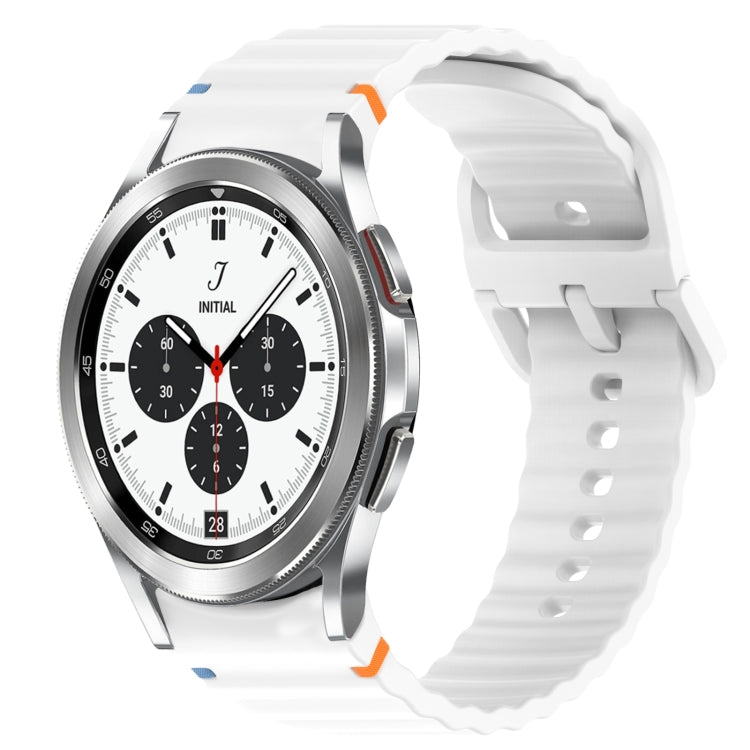 Bracelet de montre en silicone à dégagement rapide avec coutures à grain ondulé, For Samsung Galaxy Watch 5 Pro  45mm, For Samsung Galaxy Watch 5  40mm, For Samsung Galaxy Watch 4 44mm, For Samsung Galaxy Watch 4 40mm                                   ...