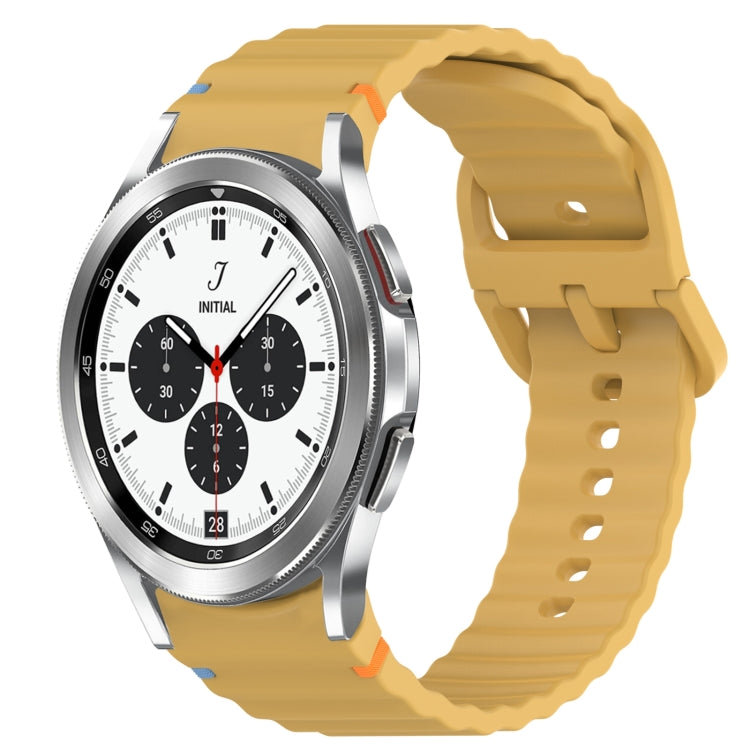Bracelet de montre en silicone à dégagement rapide avec coutures à grain ondulé, For Samsung Galaxy Watch 5 Pro  45mm, For Samsung Galaxy Watch 5  40mm, For Samsung Galaxy Watch 4 44mm, For Samsung Galaxy Watch 4 40mm                                   ...