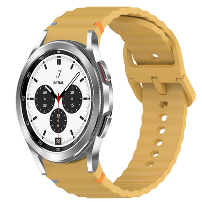 Bracelet de montre en silicone à dégagement rapide avec coutures à grain ondulé, For Samsung Galaxy Watch 5 Pro  45mm, For Samsung Galaxy Watch 5  40mm, For Samsung Galaxy Watch 4 44mm, For Samsung Galaxy Watch 4 40mm                                   ...
