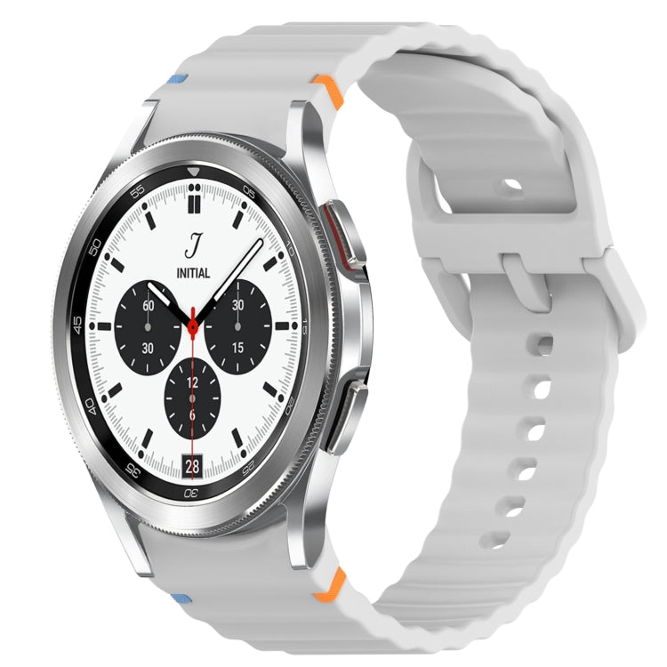 Bracelet de montre en silicone à dégagement rapide avec coutures à grain ondulé, For Samsung Galaxy Watch 5 Pro  45mm, For Samsung Galaxy Watch 5  40mm, For Samsung Galaxy Watch 4 44mm, For Samsung Galaxy Watch 4 40mm                                   ...