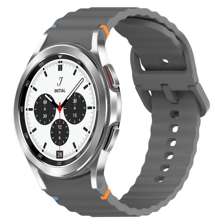Bracelet de montre en silicone à dégagement rapide avec coutures à grain ondulé, For Samsung Galaxy Watch 5 Pro  45mm, For Samsung Galaxy Watch 5  40mm, For Samsung Galaxy Watch 4 44mm, For Samsung Galaxy Watch 4 40mm                                   ...