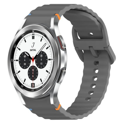 Bracelet de montre en silicone à dégagement rapide avec coutures à grain ondulé, For Samsung Galaxy Watch 5 Pro  45mm, For Samsung Galaxy Watch 5  40mm, For Samsung Galaxy Watch 4 44mm, For Samsung Galaxy Watch 4 40mm                                   ...