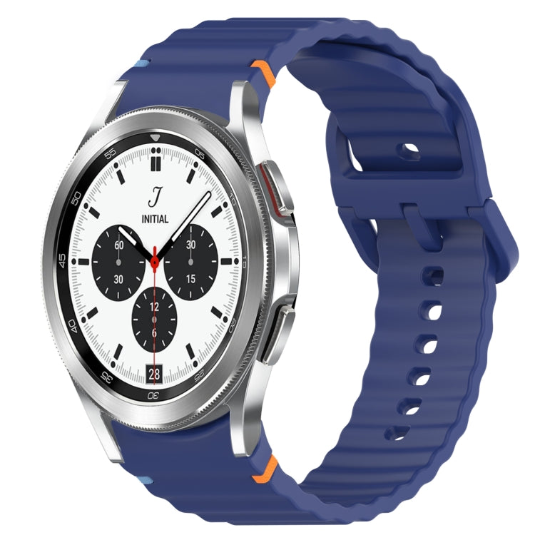 Bracelet de montre en silicone à dégagement rapide avec coutures à grain ondulé, For Samsung Galaxy Watch 5 Pro  45mm, For Samsung Galaxy Watch 5  40mm, For Samsung Galaxy Watch 4 44mm, For Samsung Galaxy Watch 4 40mm                                   ...