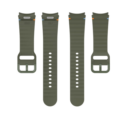 Bracelet de montre en silicone à dégagement rapide avec coutures à grain ondulé, For Samsung Galaxy Watch 5 Pro  45mm, For Samsung Galaxy Watch 5  40mm, For Samsung Galaxy Watch 4 44mm, For Samsung Galaxy Watch 4 40mm                                   ...