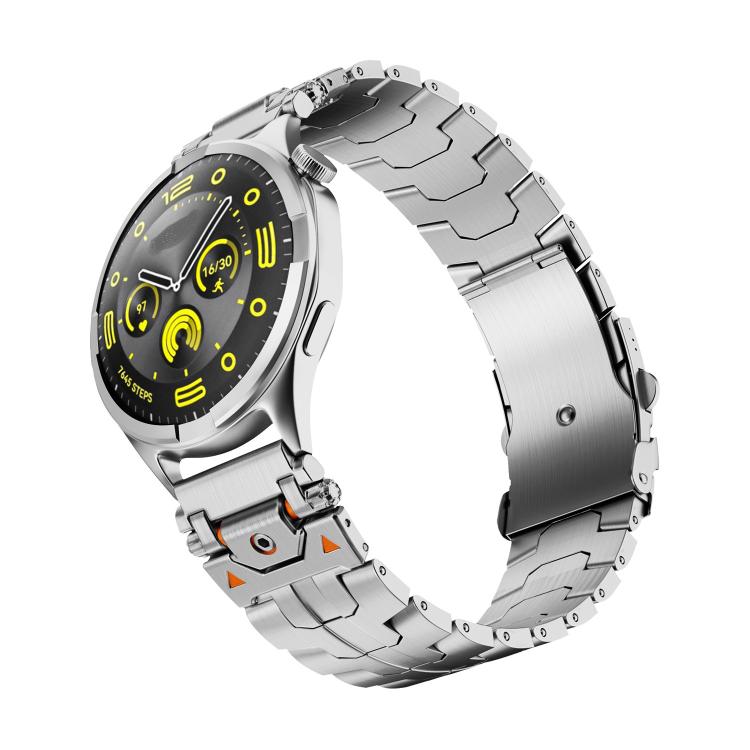 Bracelet de montre en métal avec boucle de sécurité en acier inoxydable, 22mm