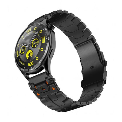 Bracelet de montre en métal avec boucle de sécurité en acier inoxydable, 22mm