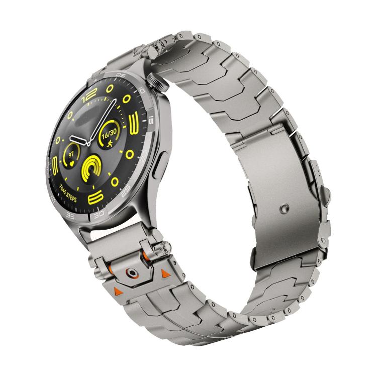 Bracelet de montre en métal avec boucle de sécurité en acier inoxydable, 22mm