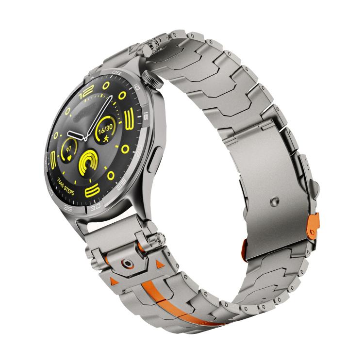 Bracelet de montre en métal avec boucle de sécurité en acier inoxydable, 22mm