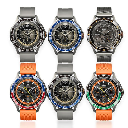 Montre connectée avec lunette en alliage d'aluminium, For Xiaomi Watch S4 Sport / S4 / S3