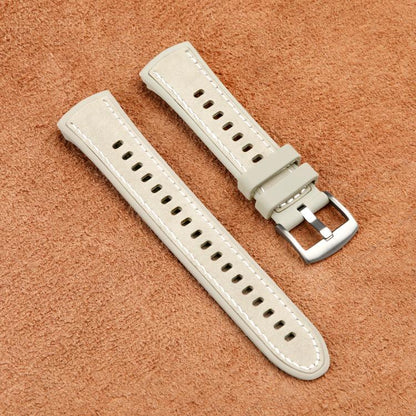 Bracelet de montre hybride en silicone et cuir, For Huawei Watch 5 42mm, For Huawei Watch 5 46mm