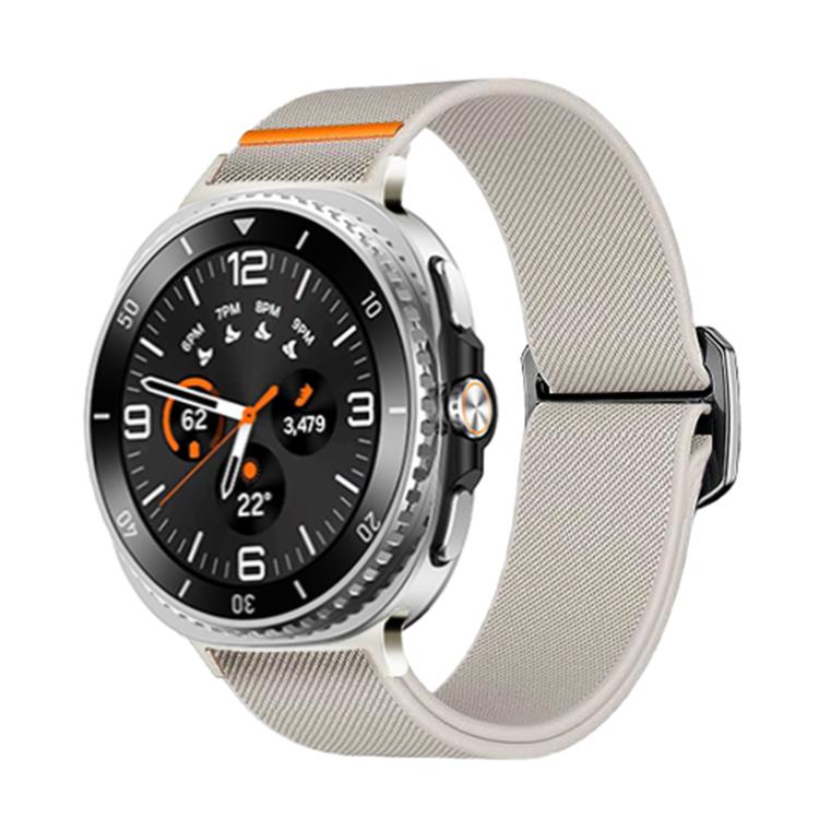 Bracelet de montre en nylon élastique avec boucle à bille, For Samsung Galaxy Watch8 / Watch8 Classic