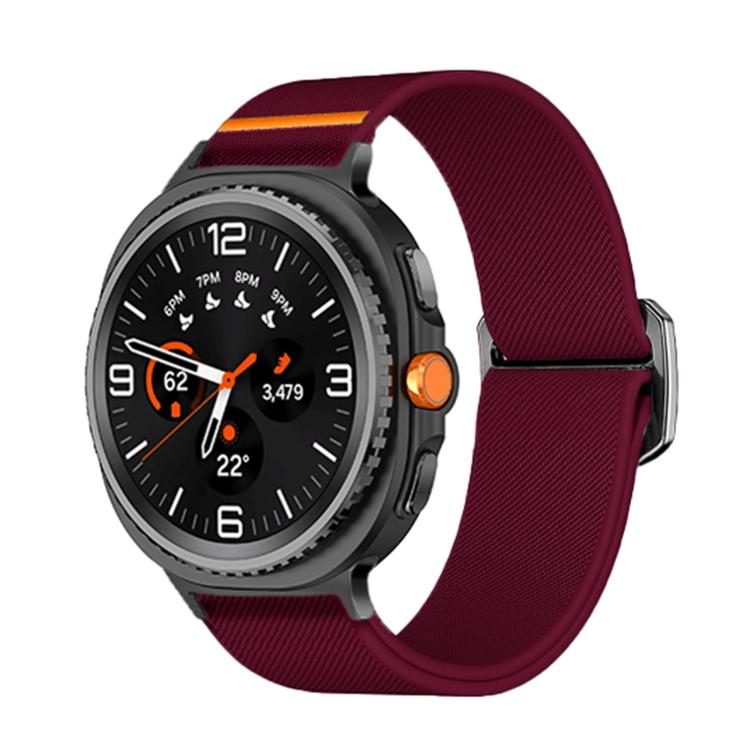 Bracelet de montre en nylon élastique avec boucle à bille, For Samsung Galaxy Watch8 / Watch8 Classic