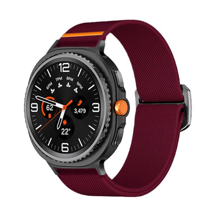 Bracelet de montre en nylon élastique avec boucle à bille, For Samsung Galaxy Watch8 / Watch8 Classic