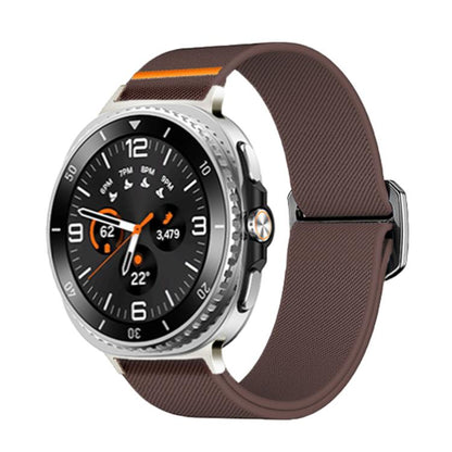 Bracelet de montre en nylon élastique avec boucle à bille, For Samsung Galaxy Watch8 / Watch8 Classic