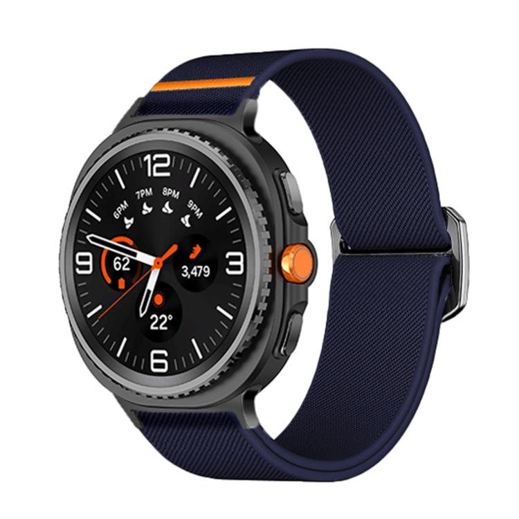Bracelet de montre en nylon élastique avec boucle à bille, For Samsung Galaxy Watch8 / Watch8 Classic