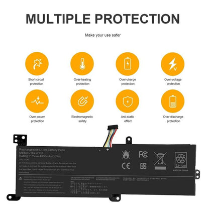Batterie pour ordinateur portable Lenovo Xiaoxin Chao 5000 320-15ISK, L16C2PB2 7.6V 30Wh