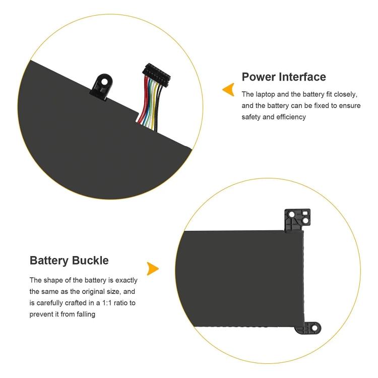 Batterie pour ordinateur portable Lenovo Xiaoxin Chao 5000 320-15ISK, L16C2PB2 7.6V 30Wh