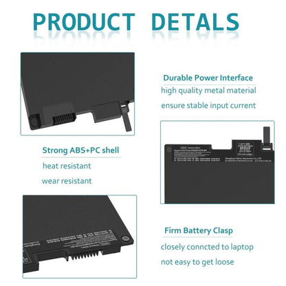 Batteries pour ordinateurs portables HP EliteBook 840G3, 848G3, 840G4, 850G3, 848G4 et 850G4, CS03XL 11.4V 46.5Wh