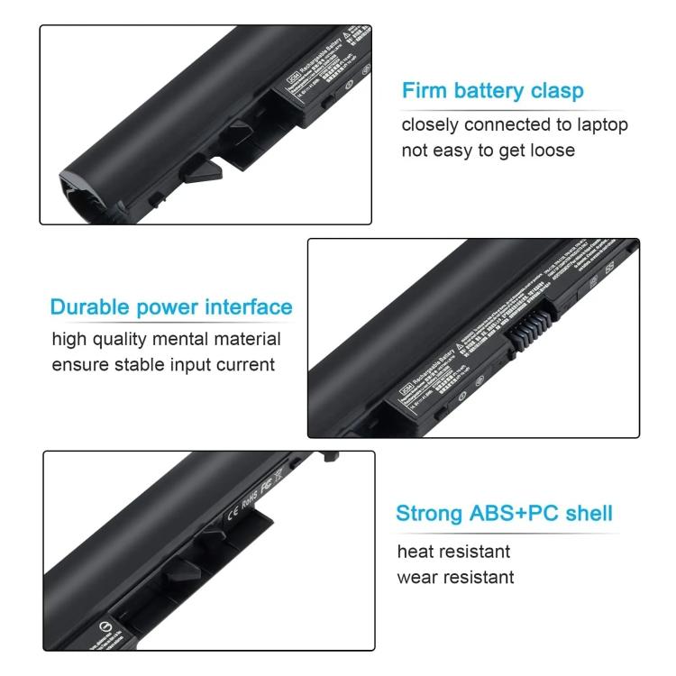 Batterie de remplacement 2200 mAh pour ordinateur portable HP 245 240 246 250 G6, JC04