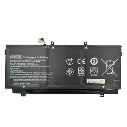 Batterie de remplacement 5020 mAh pour ordinateur portable HP Spectre x360 TPN-Q178, SH03XL