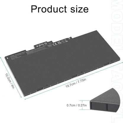 Batterie de remplacement 3900 mAh pour ordinateur portable HP EliteBook 840G3, 848G3 et 840G4, CS03XL
