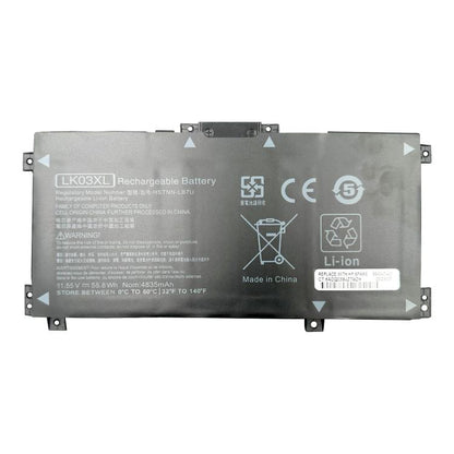 Batteries pour ordinateur portable 4300 mAh compatibles avec HP Envy TPN-W127 et TPN-W134, LK03XL