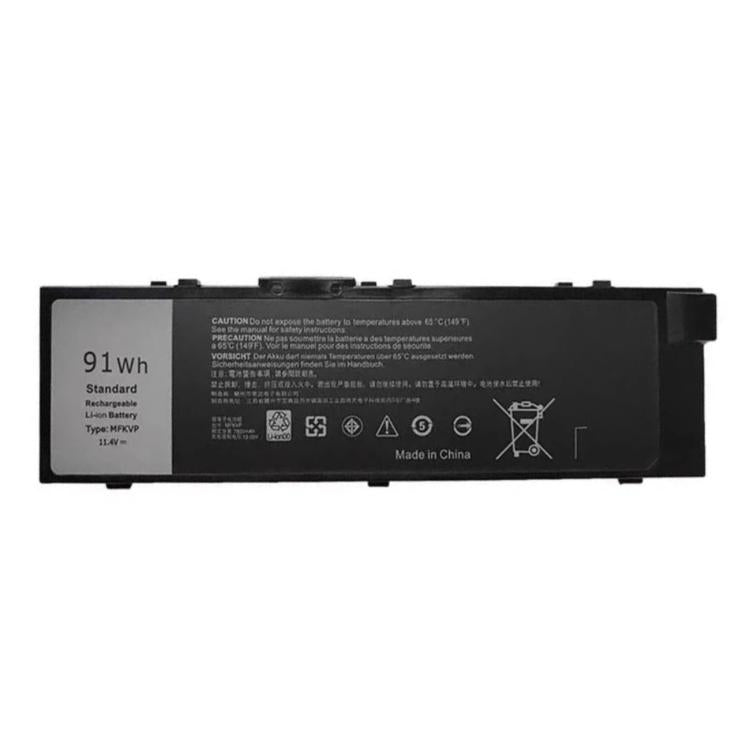 Batterie pour ordinateur portable Dell Precision 7510 / 7520, 7800 mAh, MFKVP