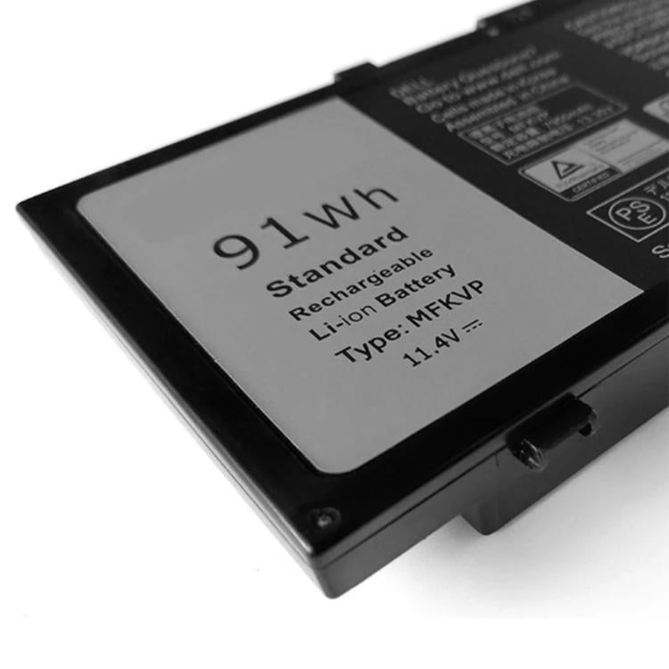 Batterie pour ordinateur portable Dell Precision 7510 / 7520, 7800 mAh, MFKVP