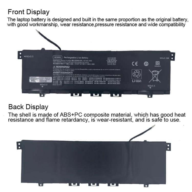 Batterie pour ordinateur portable HP Envy 13-ah1002TX, 3454 mAh, KC04XL