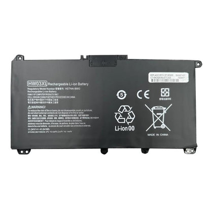 Batterie pour ordinateur portable HP 15-EG0010TX, 3600 mAh, HW03XL