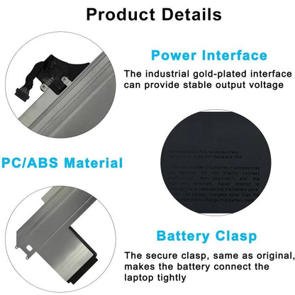 Batterie pour ordinateur portable 4370 mAh compatible avec Apple MacBook Air 13 pouces, A1965