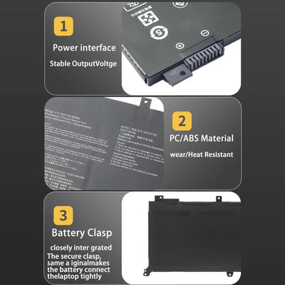 Batterie pour ordinateur portable 3653 mAh compatible avec Asus Mars15 / Mars15(VX60GT9300) / Mars15(VX60GT9750), B31N1732