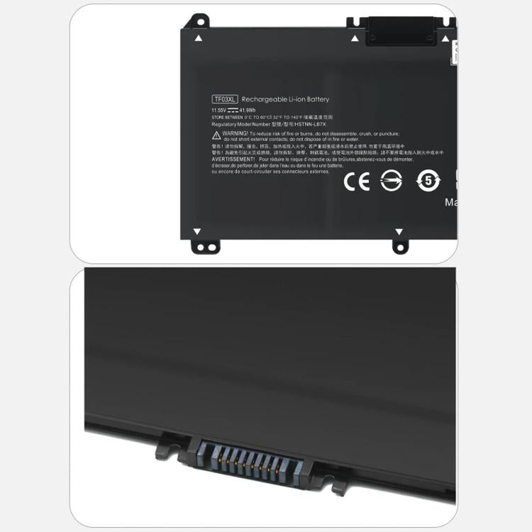 Batteries pour ordinateur portable 3600 mAh compatibles avec les modèles HP 15-CC000NO, 15-CC001NA et 15-CC001NF., TF03XL