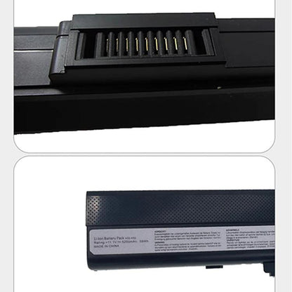 Batterie pour ordinateur portable 4400 mAh compatible avec les modèles Asus A42, A52, A62, B53, K42, K52 et K62, A32-K52