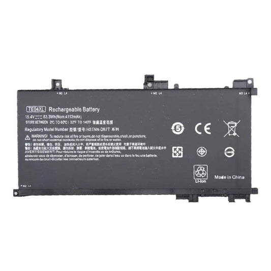 Batteries pour ordinateur portable HP OMEN 15-AX200, 15-AX218TX, 15-AX210TX, 15-AX235NF et 15-AX202N (4112 mAh)., TE04XL