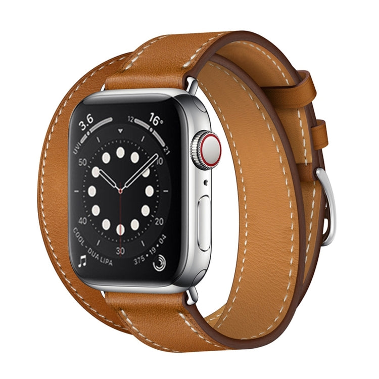 Pour Apple Watch 3/2/1 Génération 42mm Bracelet Universel Double Boucle en Cuir